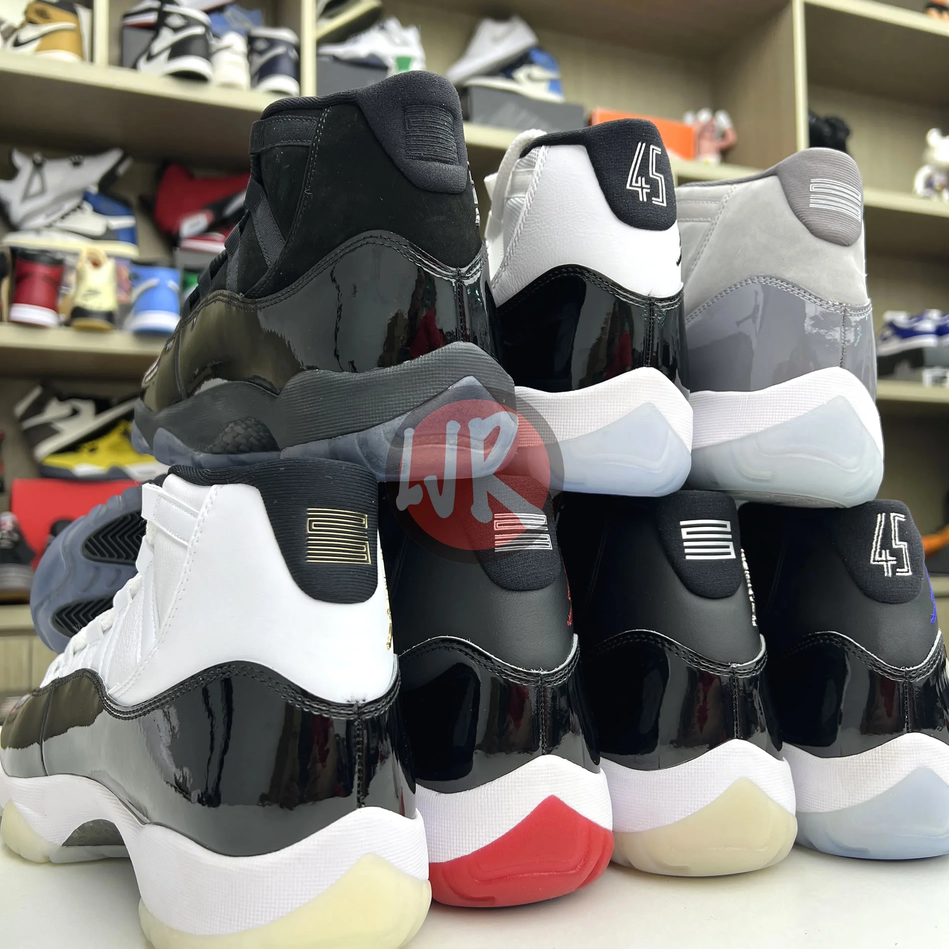 LJR Batch Sneakers Air Jordan 11 Family Shoes Back