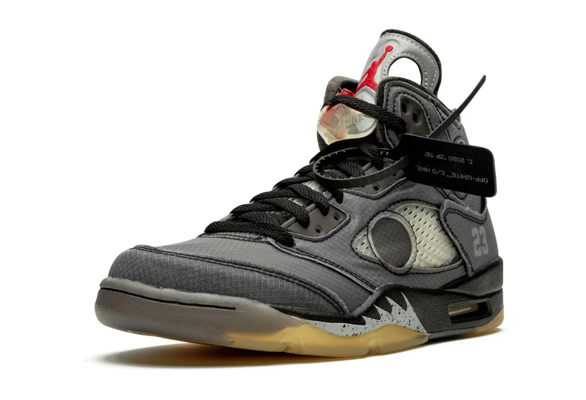 Air Jordan 5 Retro Sp Off White Ct8480 001 Ljr Batch Sneakers (2) - www.ljrofficial.com