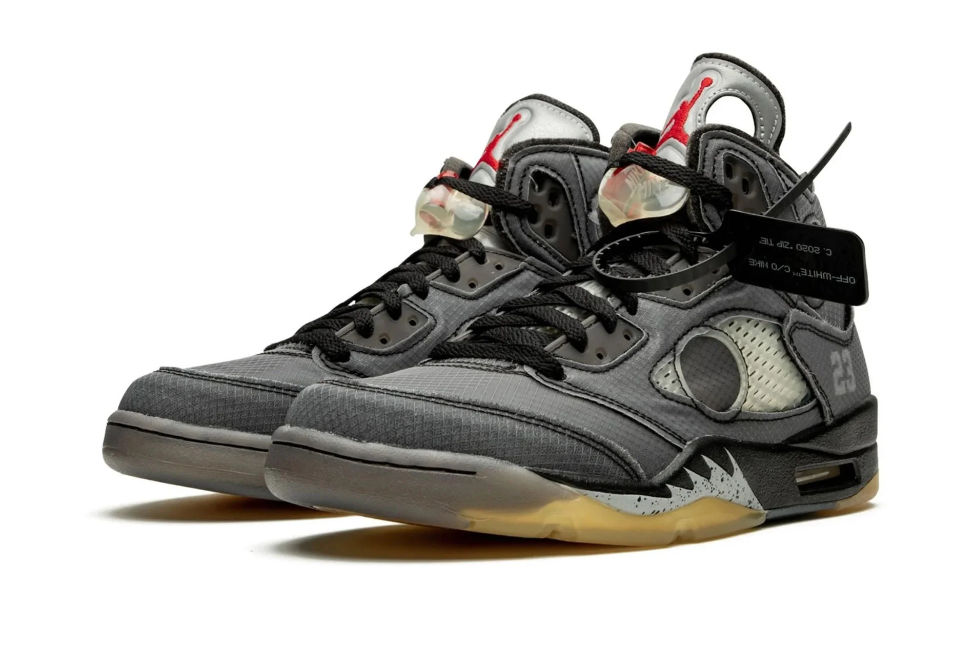 Air Jordan 5 Retro Sp Off White Ct8480 001 Ljr Batch Sneakers (3) - www.ljrofficial.com