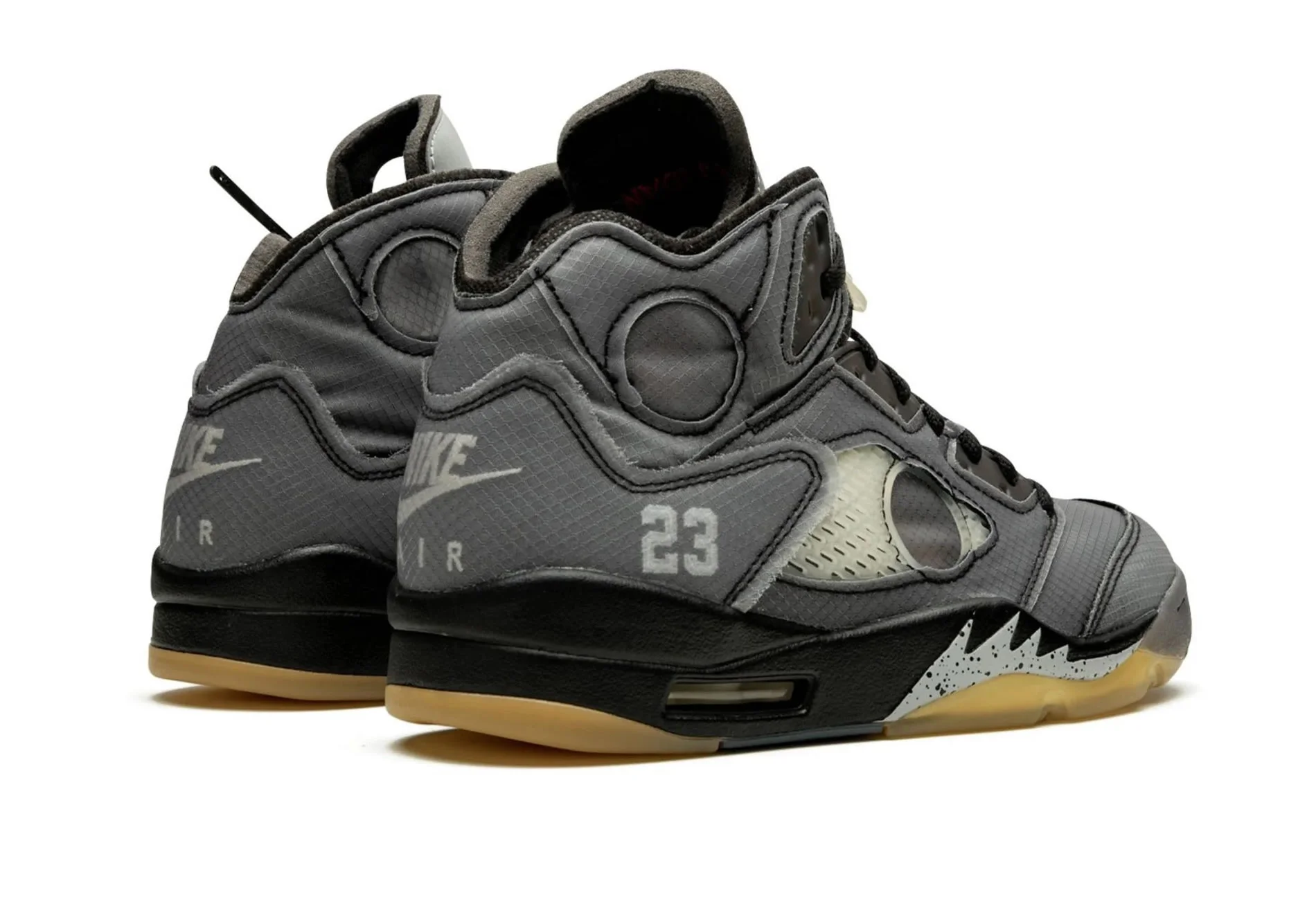 Air Jordan 5 Retro Sp Off White Ct8480 001 Ljr Batch Sneakers (4) - www.ljrofficial.com